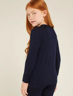 Kids' Merino 200 Oasis Long Sleeve Crew Neck Thermal Top-Icebreaker New