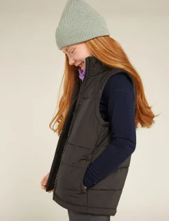 Kids' Merino 200 Oasis Long Sleeve Crew Neck Thermal Top-Icebreaker New