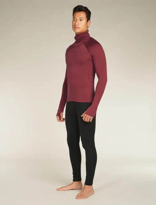 Icebreaker Men's 300 MerinoFine™ Polar Thermal Leggings Black Outlet