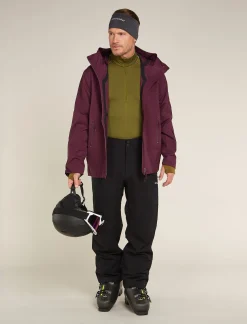 Icebreaker Men's 260 ZoneKnit™ Long Sleeve Half Zip Thermal Top Algae Outlet