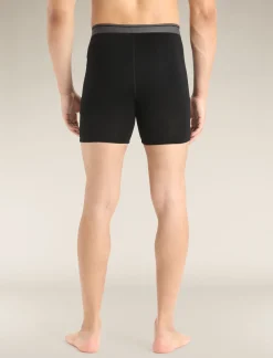 Icebreaker Men's Merino 150 Anatomica Long Boxers Black Best Sale