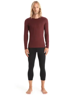 Icebreaker Men's Merino 200 Oasis 3/4 Thermal Leggings Black Store