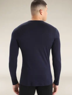 Men's Merino 200 Oasis Long Sleeve Crew Neck Thermal Top-Icebreaker Best