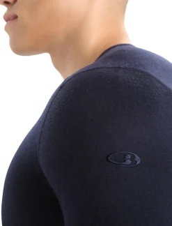 Men's Merino 200 Oasis Long Sleeve Crew Neck Thermal Top-Icebreaker Best
