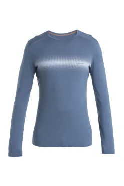 Icebreaker Men's Merino 200 Oasis Long Sleeve Crewe Thermal Top Horizon Light Dawn Sale