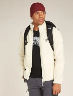 Icebreaker Men's Merino 200 Oasis Long Sleeve Crewe Thermal Top Remarkables Black Flash Sale