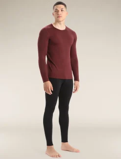 Icebreaker Men's Merino 200 Oasis Thermal Leggings Black Clearance