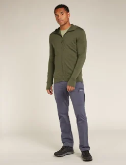 Icebreaker Men's Merino 260 Quantum Long Sleeve Zip Hoodie Loden Best