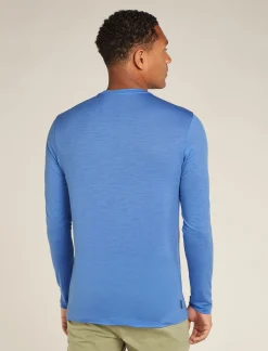 Icebreaker Men's Merino 150 Tech Lite Long Sleeve T-Shirt Bear Lift Baja Cheap