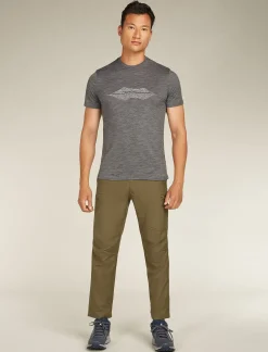 Men's Merino 150 Tech Lite Short Sleeve T-Shirt Pukaki Reflected-Icebreaker Sale