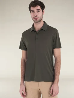 Icebreaker Men's Merino 150 Tech Lite Short Sleeve Polo Loden Clearance