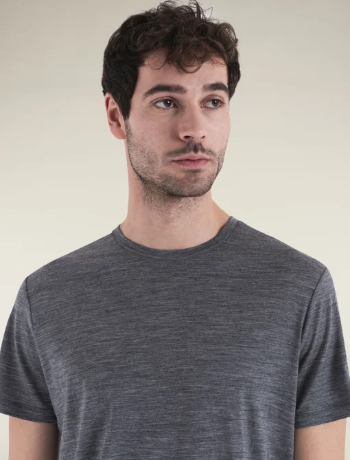 Icebreaker Men's Merino 150 Tech Lite Short Sleeve T-Shirt GritstoneHeather Best Sale