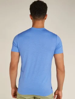 Men's Merino 150 Tech Lite Short Sleeve T-Shirt Granite Adventures-Icebreaker Hot