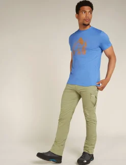 Men's Merino 150 Tech Lite Short Sleeve T-Shirt Granite Adventures-Icebreaker Hot