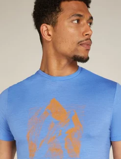 Men's Merino 150 Tech Lite Short Sleeve T-Shirt Granite Adventures-Icebreaker Hot