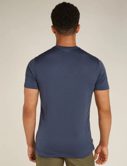 Icebreaker Men's Merino 150 Tech Lite Short Sleeve T-Shirt Rising Light Graphite Discount