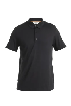 Icebreaker Men's Merino 150 Tech Lite Short Sleeve Polo Black Online