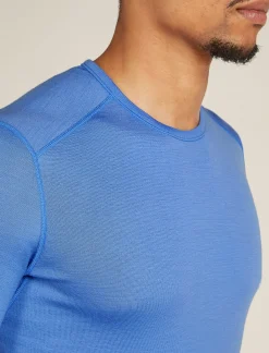 Icebreaker Men's Merino 260 Tech Long Sleeve Crew Neck Thermal Top Baja Sale