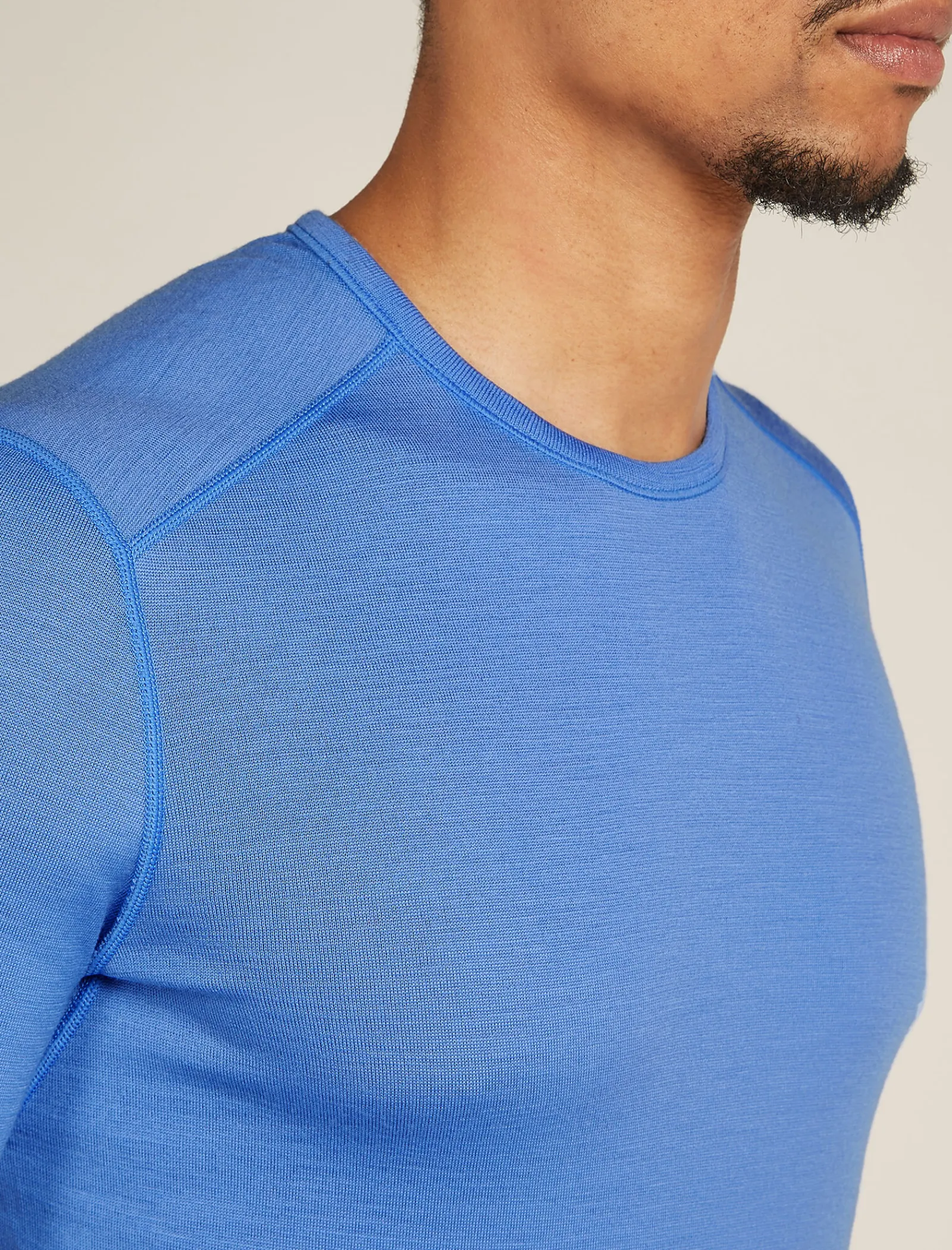 Icebreaker Men's Merino 260 Tech Long Sleeve Crew Neck Thermal Top Baja Sale