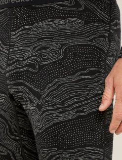 Icebreaker Men's Merino 260 Vertex Thermal Leggings Snow Guide Black/Galaxy Shop