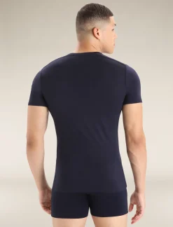 Icebreaker Men's Merino Anatomica Short Sleeve Crew Neck Tee MidnightNavy New