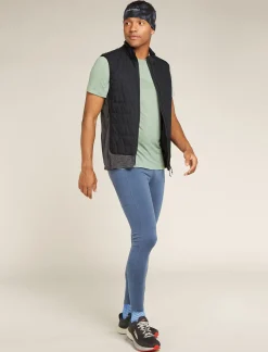 Men's Merino Blend 125 Cool-Lite™ Sphere Short Sleeve T-Shirt Radiant Peak-Icebreaker Clearance