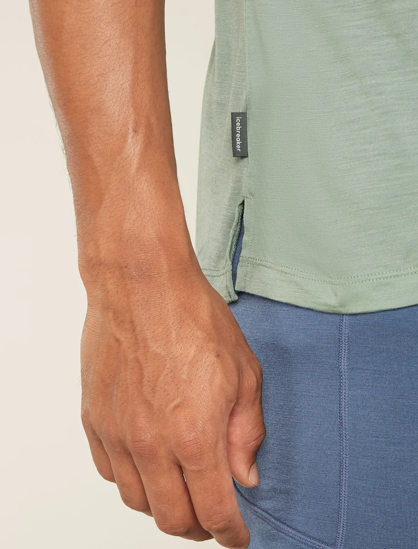 Men's Merino Blend 125 Cool-Lite™ Sphere Short Sleeve T-Shirt Radiant Peak-Icebreaker Clearance