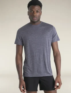Icebreaker Men's Merino Blend 125 Cool-Lite™ Sphere Short Sleeve T-Shirt MidnightNavyHeather Store