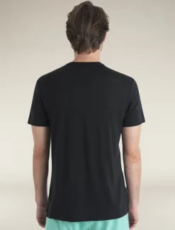 Icebreaker Men's Merino Blend 125 Cool-Lite™ Sphere Short Sleeve T-Shirt Black Online