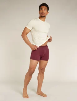 Icebreaker Men's Merino Blend 125 Cool-Lite™ Anatomica Boxers Port Best Sale