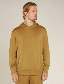 Icebreaker Men's Merino Blend 200 Shifter Long Sleeve Hoodie Russet New