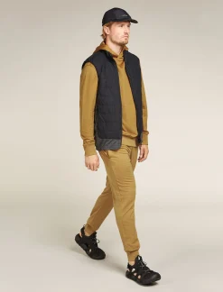 Icebreaker Men's Merino Blend 200 Shifter Long Sleeve Hoodie Russet New