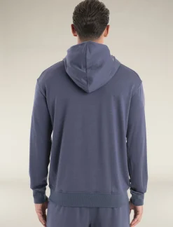 Icebreaker Men's Merino Blend 200 Shifter Long Sleeve Hoodie Graphite Store