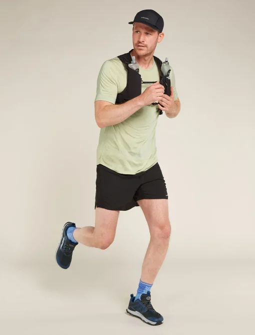 Icebreaker Men's Merino Blend 125 ZoneKnit™ Energy Wind Short Sleeve T-Shirt Ashen Sale