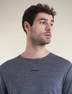 Icebreaker Men's Merino Blend 125 ZoneKnit™ Energy Wind Short Sleeve T-Shirt Graphite/GraphiteHeather Discount