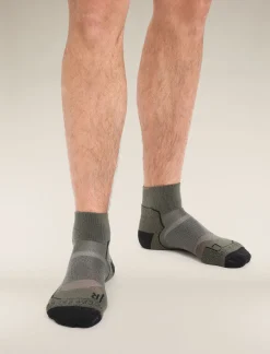 Icebreaker Men's Merino Hike+ Light Mini Socks Loden/Black Outlet