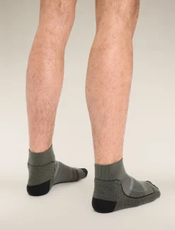Icebreaker Men's Merino Hike+ Light Mini Socks Loden/Black Outlet
