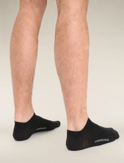 Icebreaker Men's Merino Lifestyle Fine Gauge No Show Socks Black/Snow Online