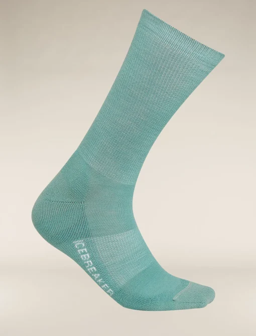 Icebreaker Men's Merino Lifestyle Light Crew Socks CloudRay/Snow Fashion