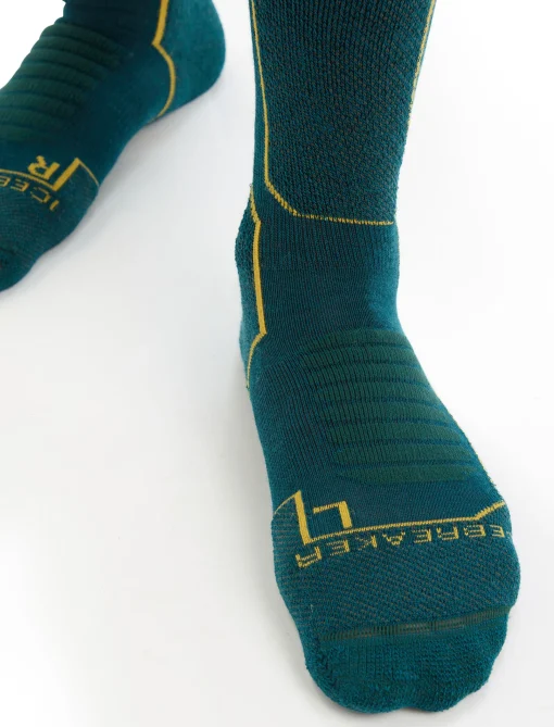 Icebreaker Men's Merino Ski+ Medium Over the Calf Socks GreenGlory/Loden Cheap