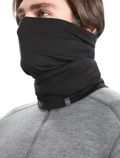 Icebreaker Unisex Merino 200 Flexi Chute Black Flash Sale