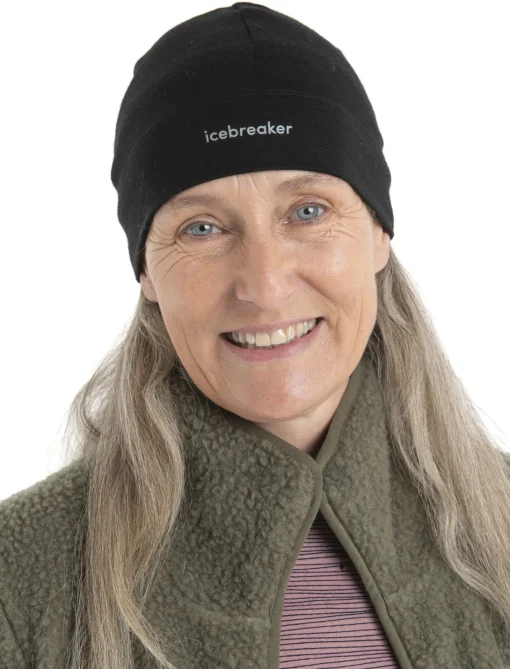 Icebreaker Unisex Merino 200 Oasis Beanie Black Hot