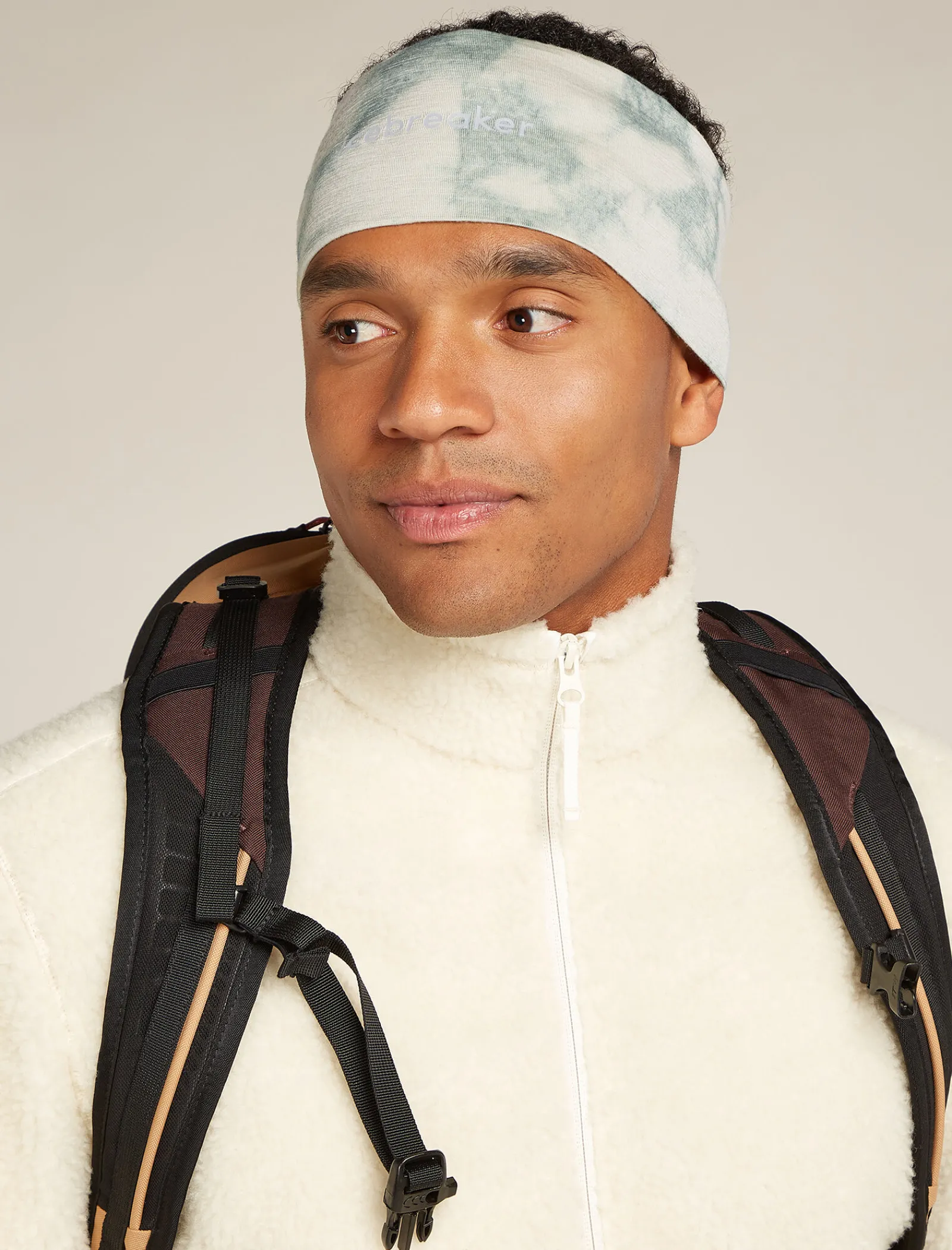 Icebreaker Unisex Merino 200 Oasis Headband Cloud Dye Ashen Outlet