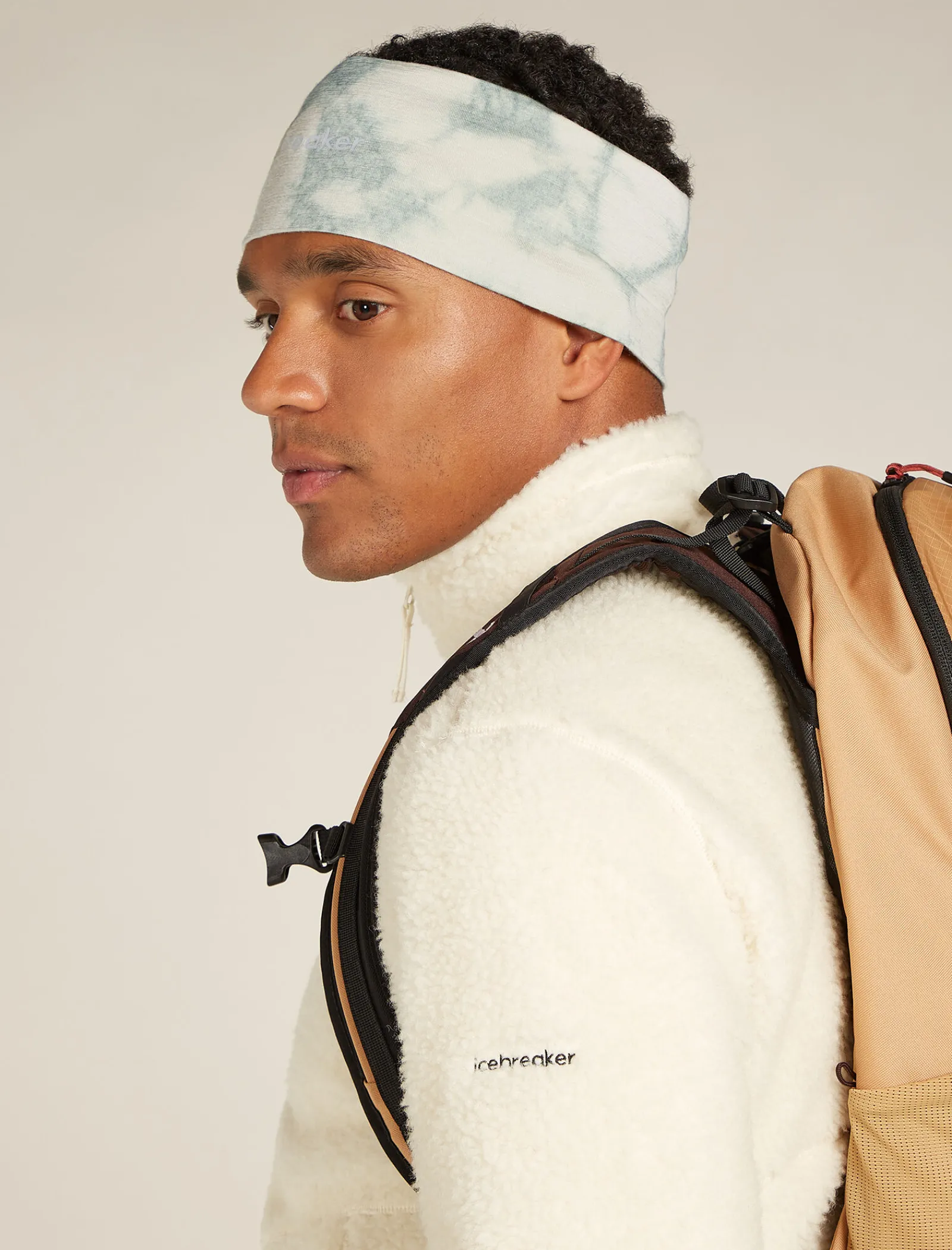 Icebreaker Unisex Merino 200 Oasis Headband Cloud Dye Ashen Outlet