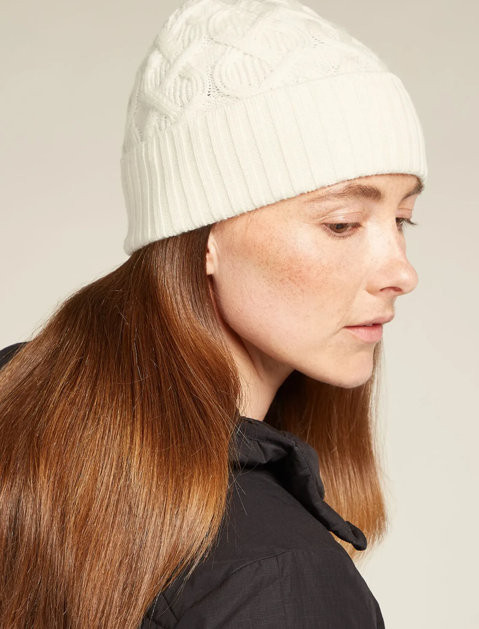Unisex Merino Cable Knit Beanie-Icebreaker Discount