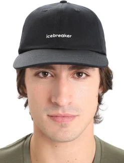 Icebreaker Unisex Merino 6 Panel Cap Black Cheap