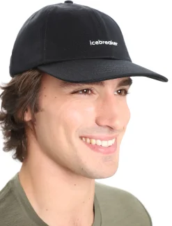 Icebreaker Unisex Merino 6 Panel Cap Black Cheap