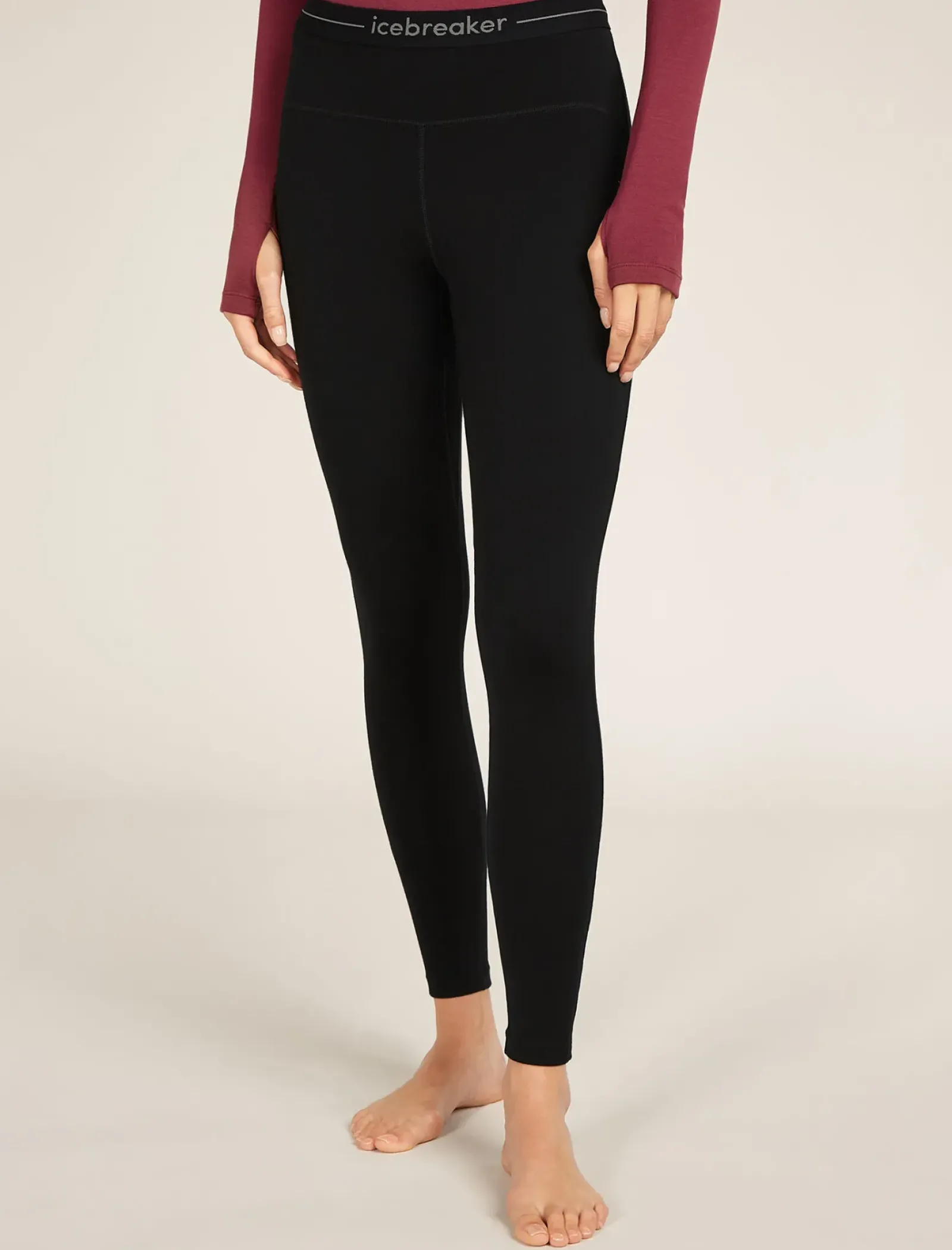 Women's 300 MerinoFine™ Polar Thermal Leggings-Icebreaker New