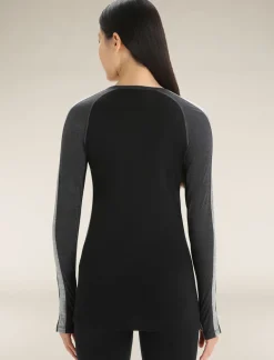 Women's 125 ZoneKnit™ Long Sleeve Crewe Thermal Top-Icebreaker Hot