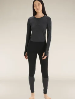Women's 125 ZoneKnit™ Long Sleeve Crewe Thermal Top-Icebreaker Hot